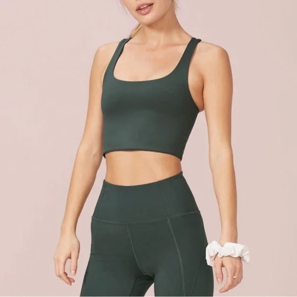 Excellent condition Moss Paloma Bra - Girlfriend Collective Size: Large - Picture 2 of 12